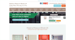 Desktop Screenshot of madetomeasureblinds-uk.com